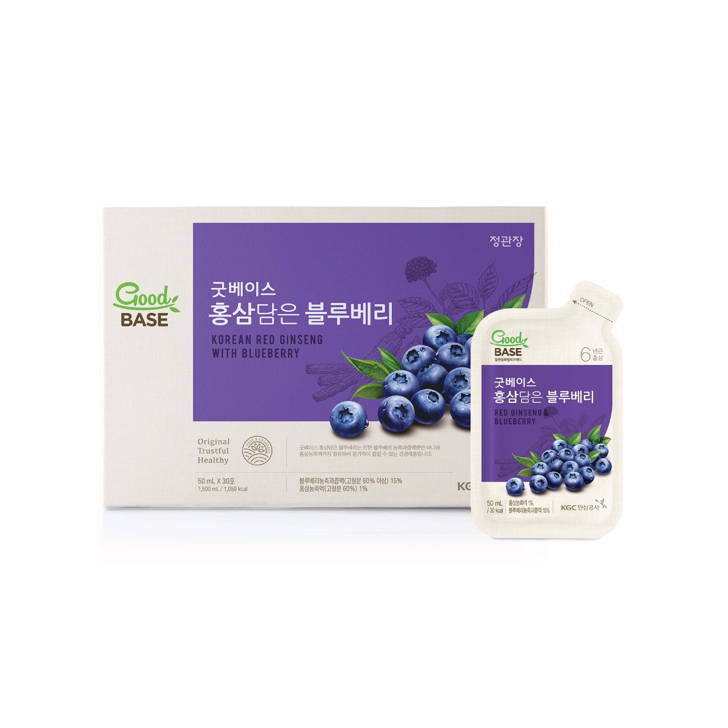 Good Base Red Ginseng & Blueberry - A Powerful Blend